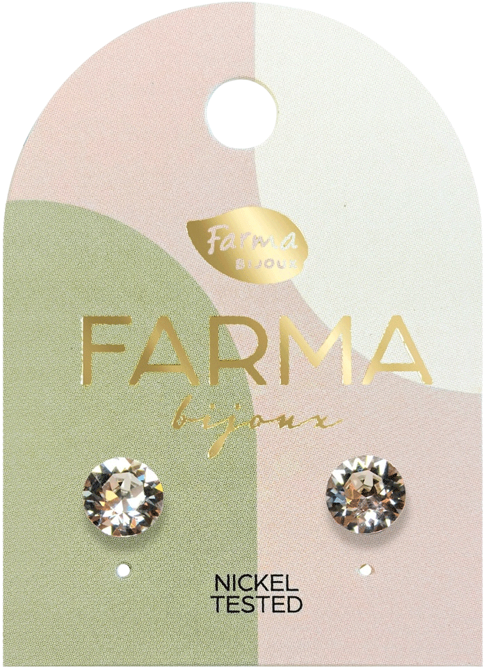 Orecchini eleganti Farmabijoux Cristallo
